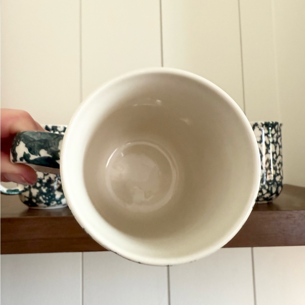 Set of 5 Folk Craft Moose Country by Tienshan Ceramic Coffee Mugs Tea Mugs 12oz - Picture 6 of 8